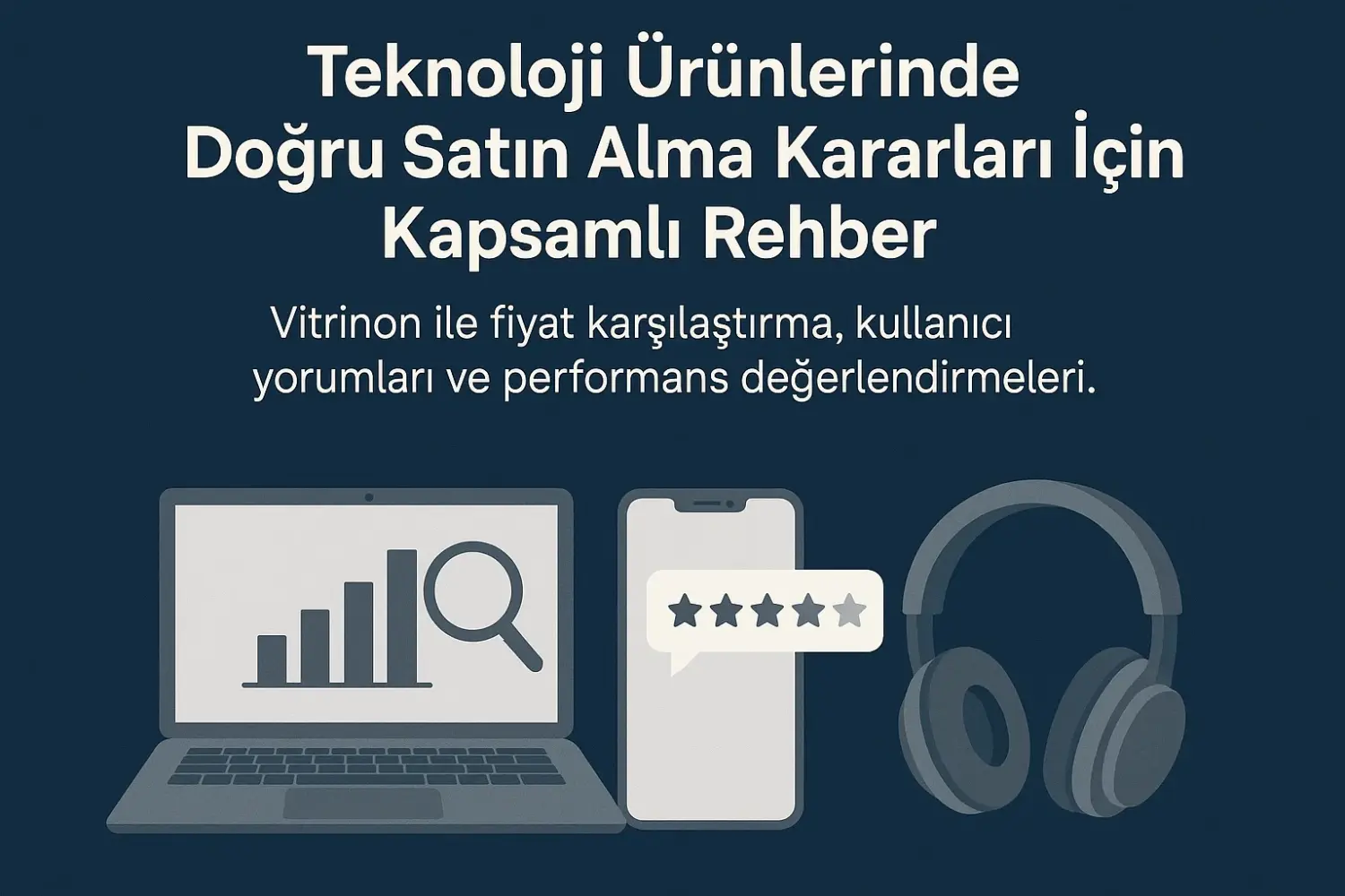 Teknoloji ürünlerinde doğru satın alma kararları için kapsamlı rehber. Vitrinon ile fiyat karşılaştırma, kullanıcı yorumları ve performans değerlendirmeleri.