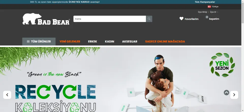 BAD BEAR | Erkek ve Kadın Giyim Online Alışveriş Sitesi