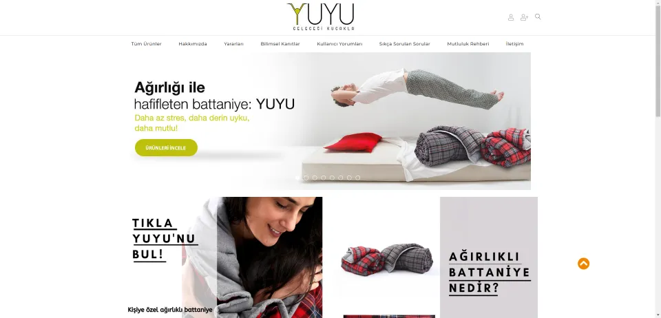 Yuyu Ağırlıklı Battaniye | Benim Yuyum
