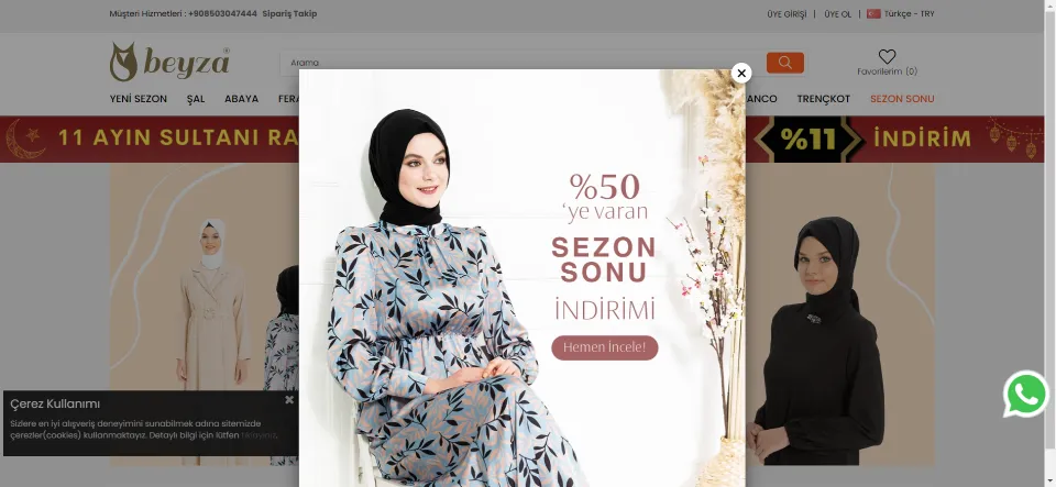 Beyza - Tesettür Giyim, Elbise, Ferace, Tesettür Abiye