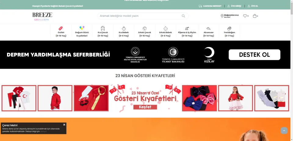 0-14 Yaş Bebek Giyim ve Çocuk Giyim | Hesaplı ve Sağlıklı Kıyafetler