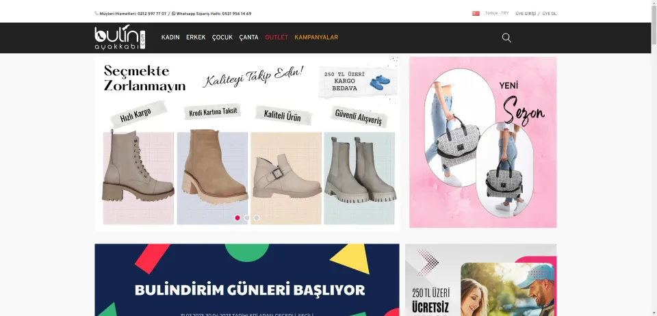 Bulin Ayakkabı - Ayakkabı ve Çanta Modelleri |