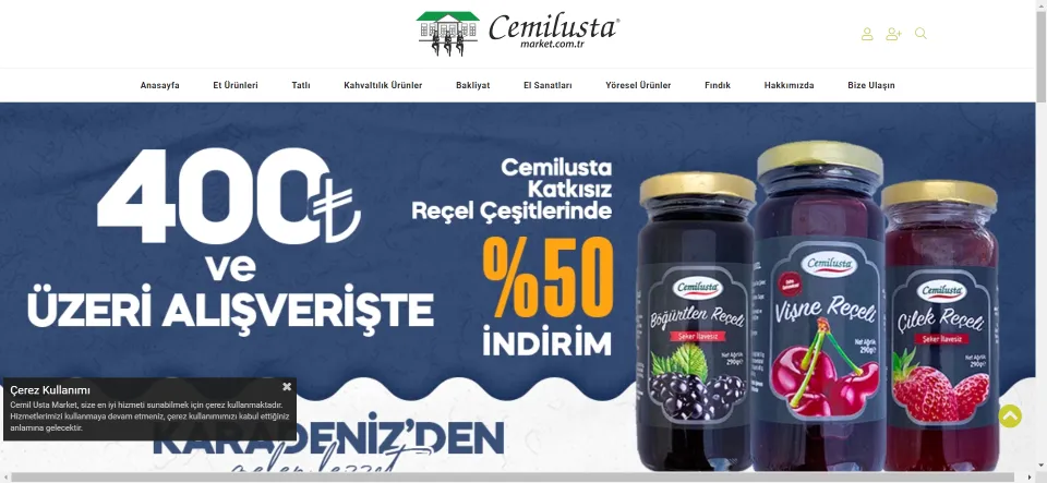 Cemilusta Market | Karadeniz'den Gelen Lezzet Kapında