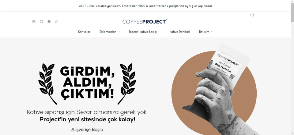 Kahvemi Girdim, Aldım, Çıktım !