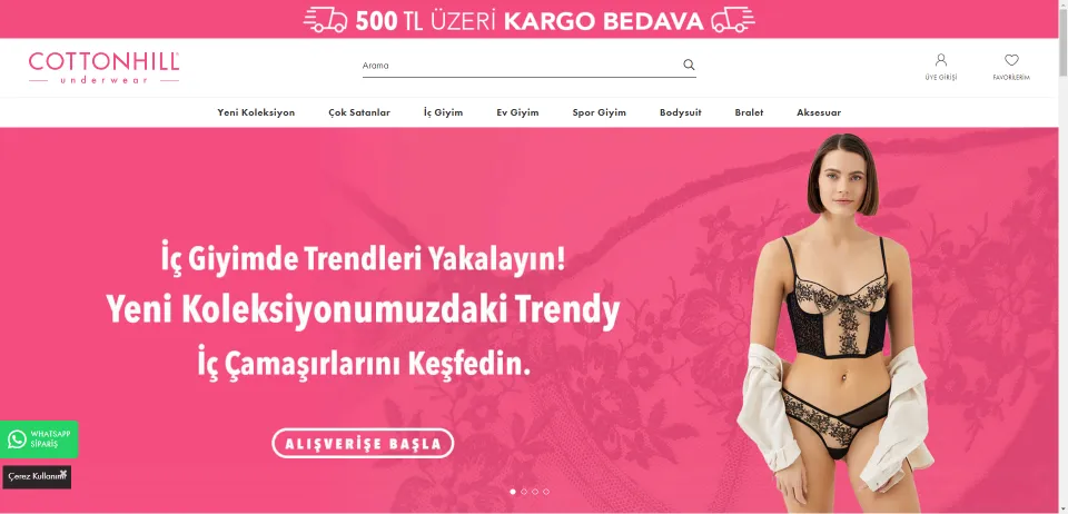 Kadın İç Çamaşırı Modelleri - Kadın İç Giyim | COTTONHILL UNDERWEAR