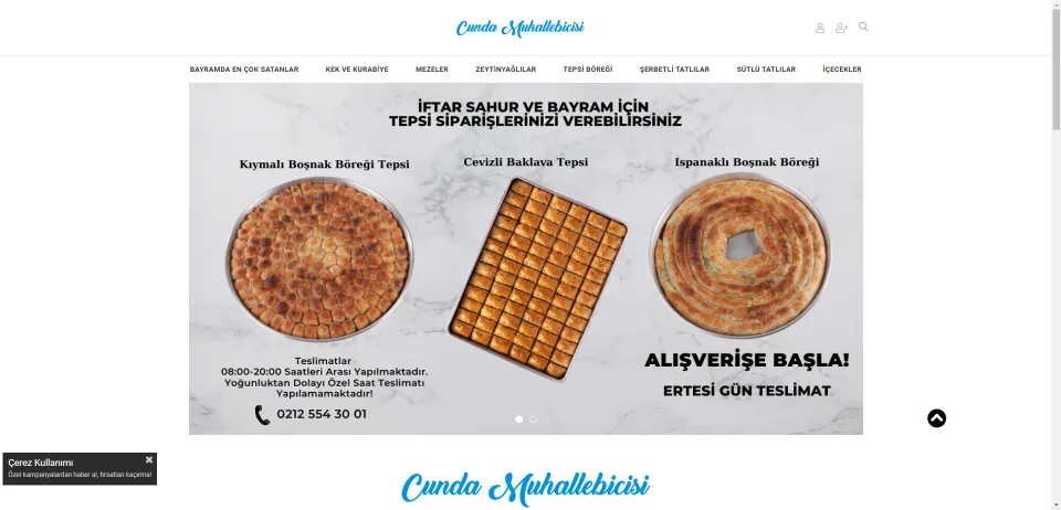 Tepsi Böreği - Sütlü&Şerbetli Tatlı | Cunda Muhallebicisi