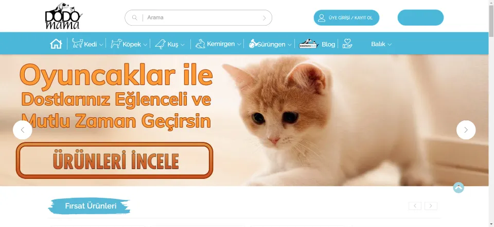 Dodo Mama - Kedi ve Köpek Maması | Pet Shop Ürünleri