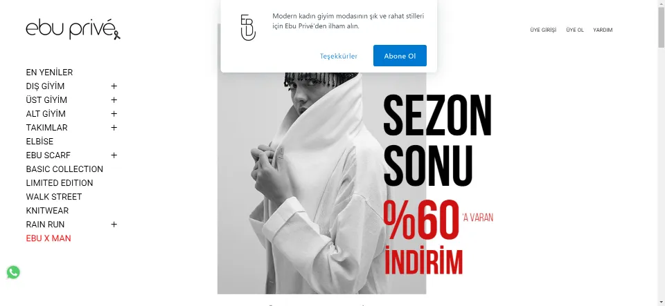 Modern Kadın Giyim - Ebu Privé