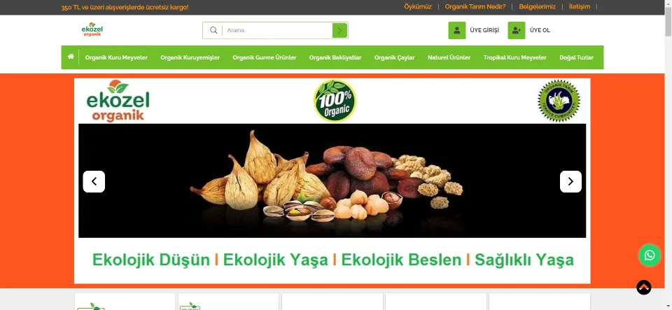 Sertifikalı Organik Tarım Ürünleri | Ekozel Organik