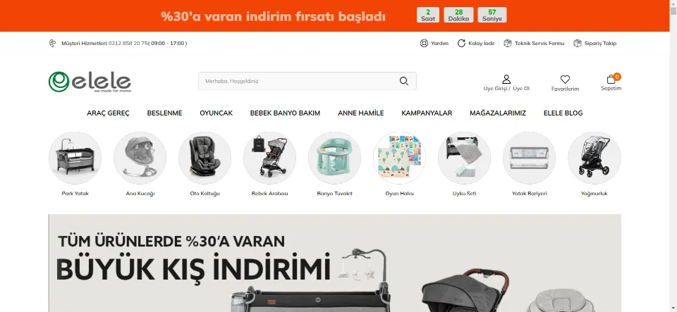 Anne Bebek Ürünleri Online Satış Adresi | Elele Baby