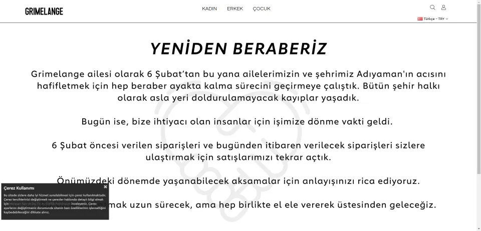 Grimelange |  Erkek ve Kadın Giyimde Şıklığın Adresi