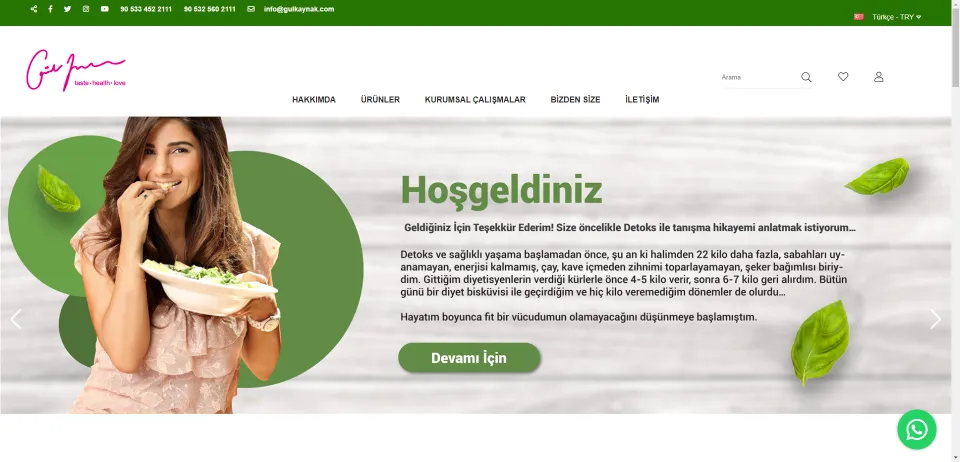 Gül Kaynak -  Detoks & Vegan & Alkali Beslenme