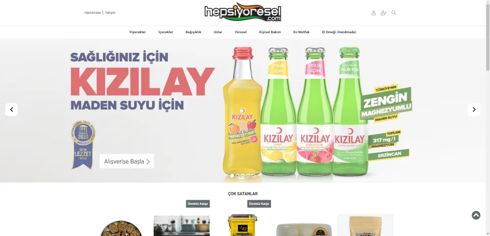 Hepsi Yöresel / Türkiye'nin En Lezzetli Alışveriş Sitesi
