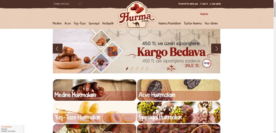 HURMA.COM | Online Hurma Satın Al