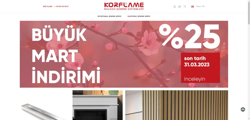 Korflame Bacasız Şömine Sistemleri- Şöminenizi Hemen Alın, Yakın.