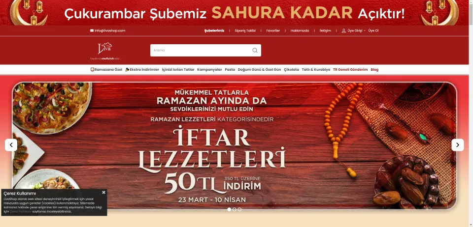 Online Pasta Siparişi - Kapınıza Kadar Gelen Mutluluk - Livashop