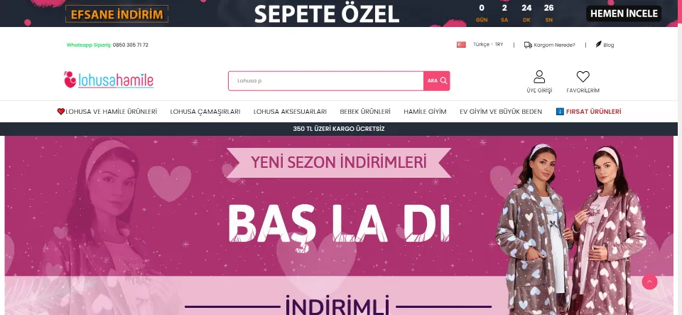 Lohusa Hamile - Lohusa Pijama, Lohusa Gecelik ve Bebek Ürünleri