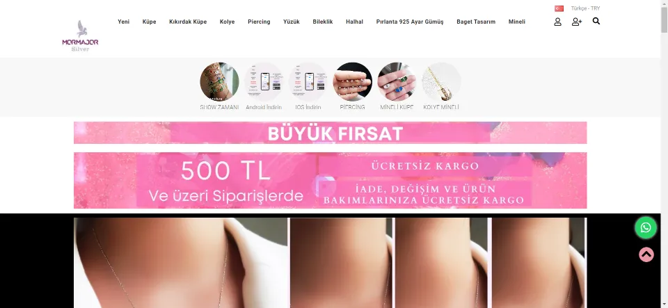MorMajor Silver Kaliteli 925 Ayar Gümüşün Değişmez Adresi&nbsp;