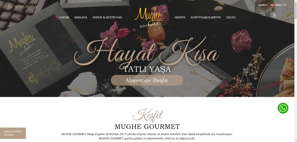 Mughe Gourmet Lokum, Zeytinyağı ve Sabun