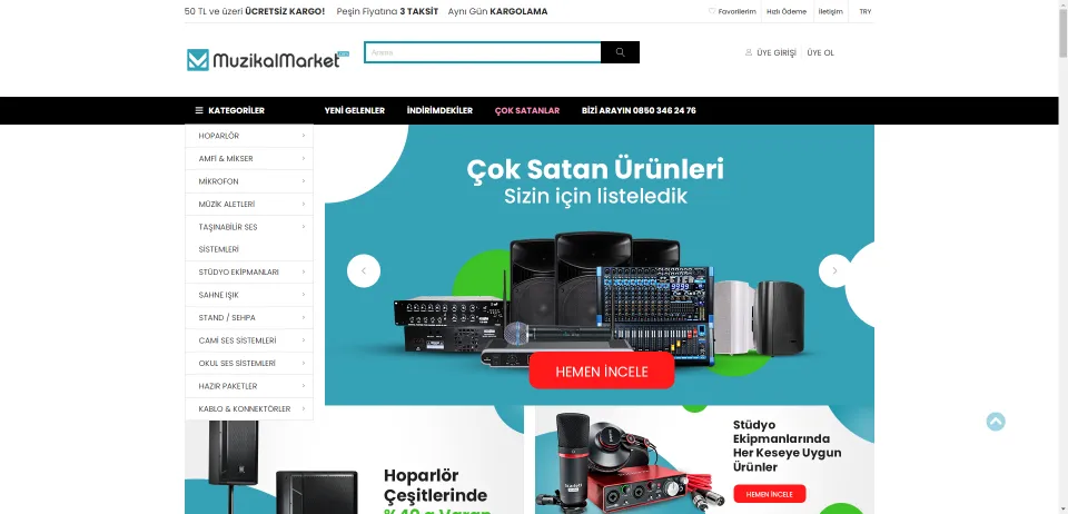 Muzikalmarket.com - Ses ve Işık Sistemleri Satış Mağazası