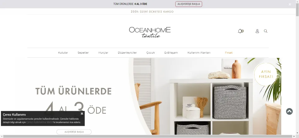 Hurç, Sepet, Kutu, Düzenleyici ve Halı Modelleri - Ocean Home Textile