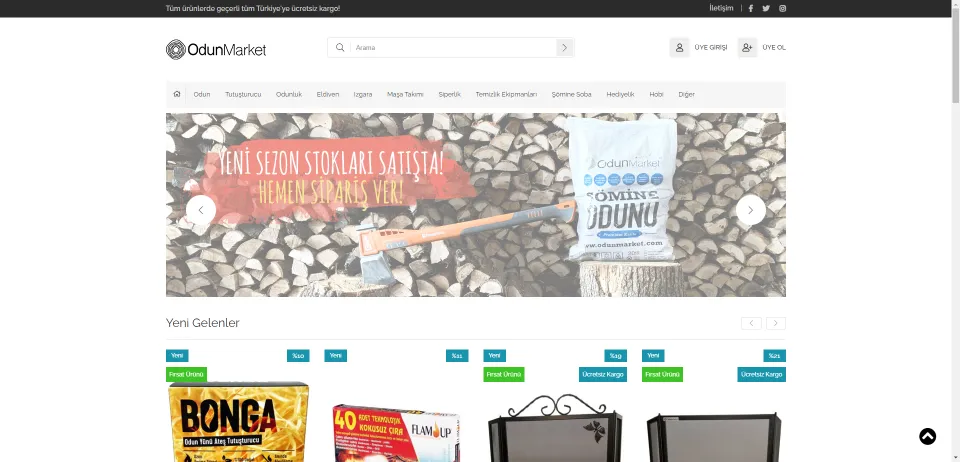 Şöminelik Odun - Şömine Odunu - Şömine Aksesuarları | Odunmarket