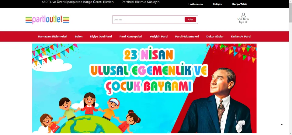 Parti Malzemeleri ve Doğum Günü Süsleri  | Parti Outlet
