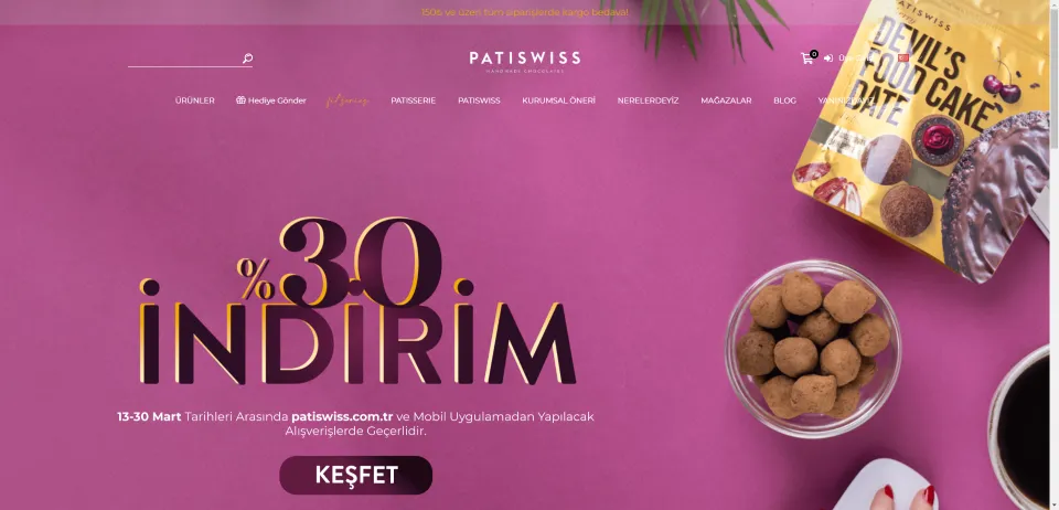 Patiswiss | Handmade Chocolates| El Yapımı Çikolata
