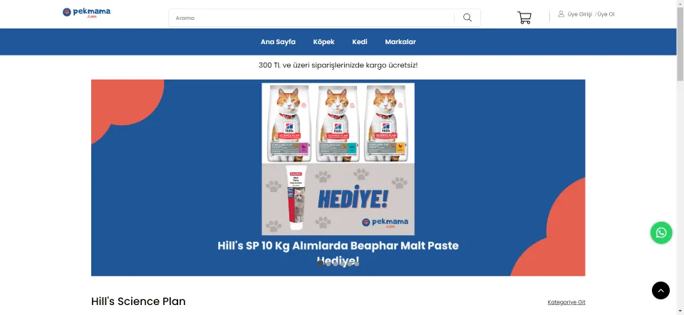 Evcil Dostlarımız İçin Aradığınız Her Şey Online Petshop | Pekmama.com