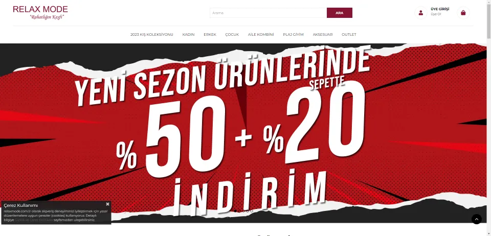 Günlük Rahat Giyim'in Adresi | Relax Mode