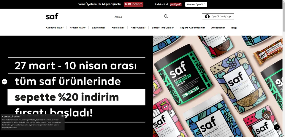 Saf Nutrition | Saf. Doğal. Olduğu gibi.