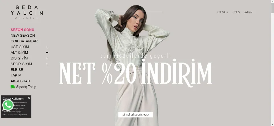 Kadın Giyim Modasının Tek Adresi - Seda Yalçın Atelier