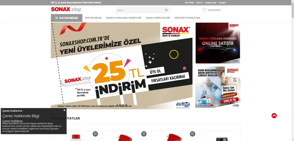Sonax Türkiye Oto Temizlik Bakım ve Koruma Ürünleri | Sonax Shop
