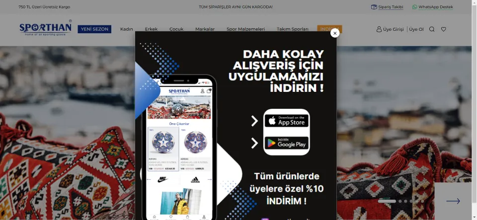 Sporthan.com: Spor Ayakkabı, Spor Giyim ve Malzemeleri