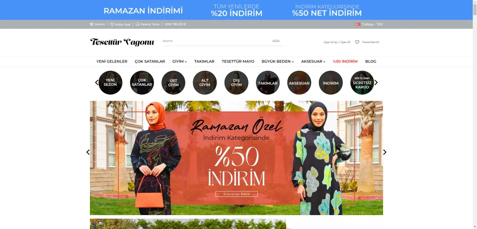 Tesettür Vagonu | Yeni Sezon Tesettür ve Modest Kadın Giyim