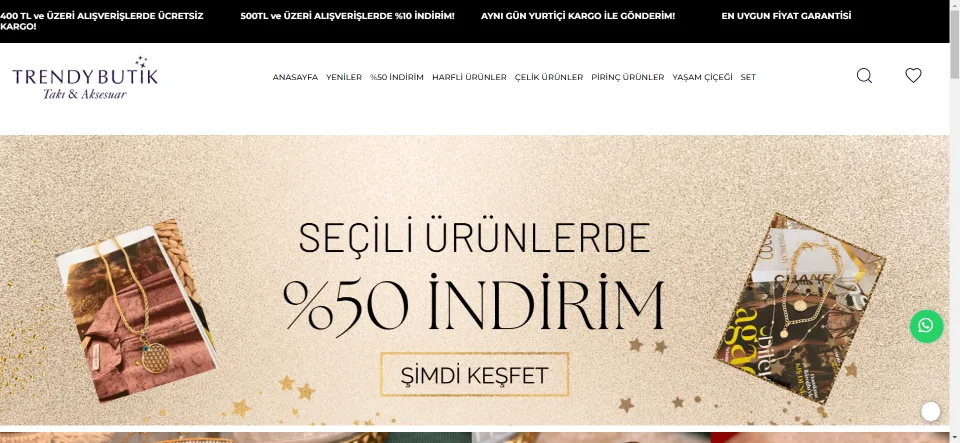 Trendy Butik |  Takı ve Aksesuar
