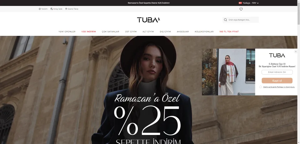 Tuba Butik | Yeni Sezon Kadın Giyim | %50 NET İNDİRİM