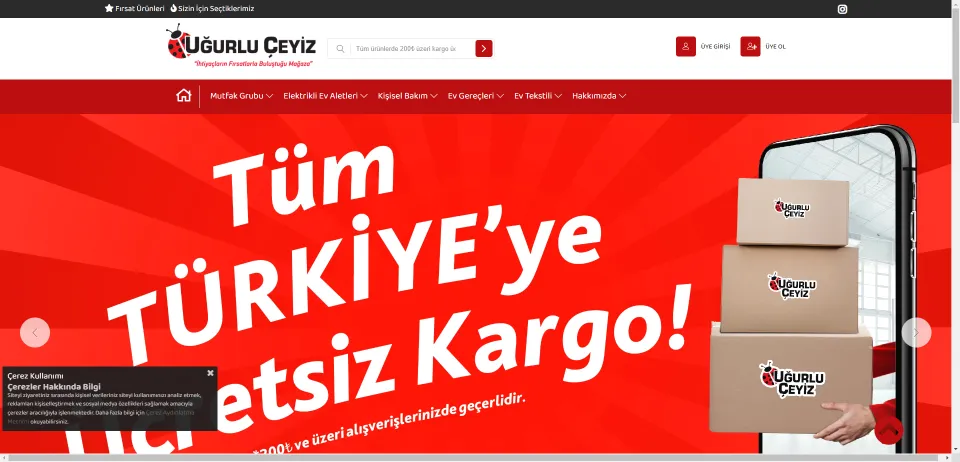 Uğurlu Çeyiz | Türkiyenin Uğurlu  Alışveriş Sitesi