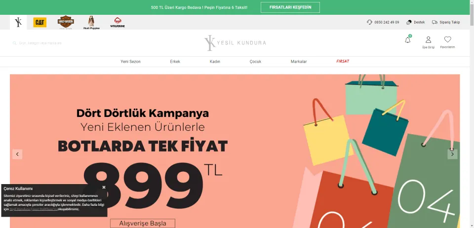 Yeşil Kundura Online Alışveriş | Orijinal Marka Ürünler