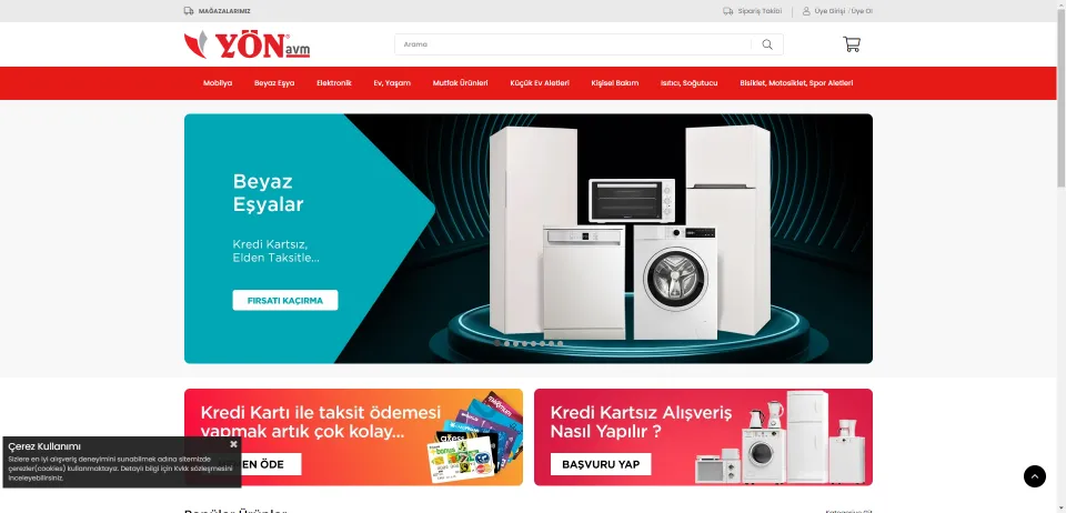 Kredi Kartsız, Elden Taksitli Alışveriş | Yön Avm